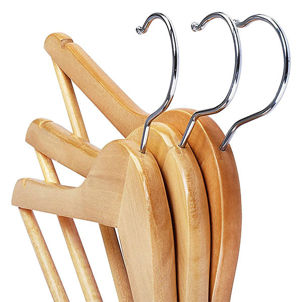 3-Piece Slim Wooden Hanger Set
