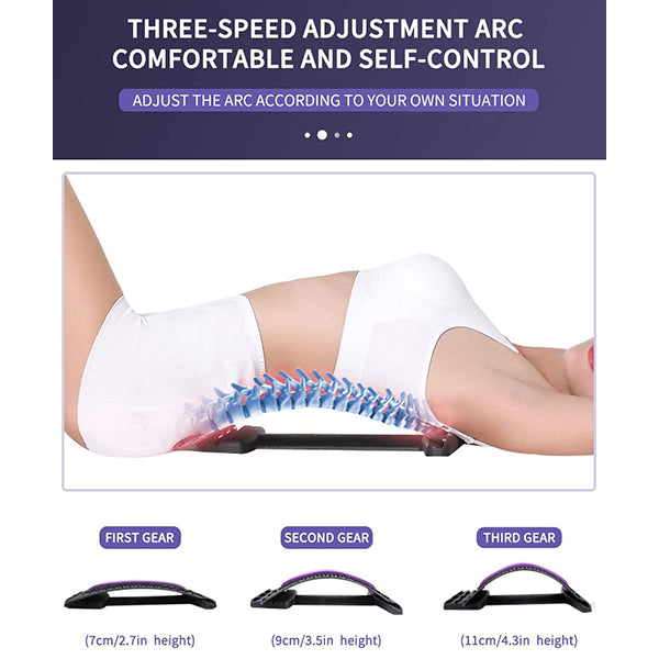 Adjustable Back Stretcher & Posture Massager