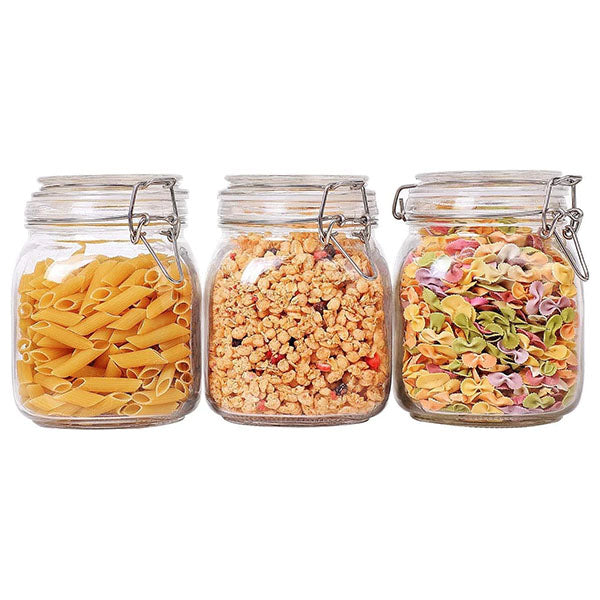Airtight Glass Canister Set of 5