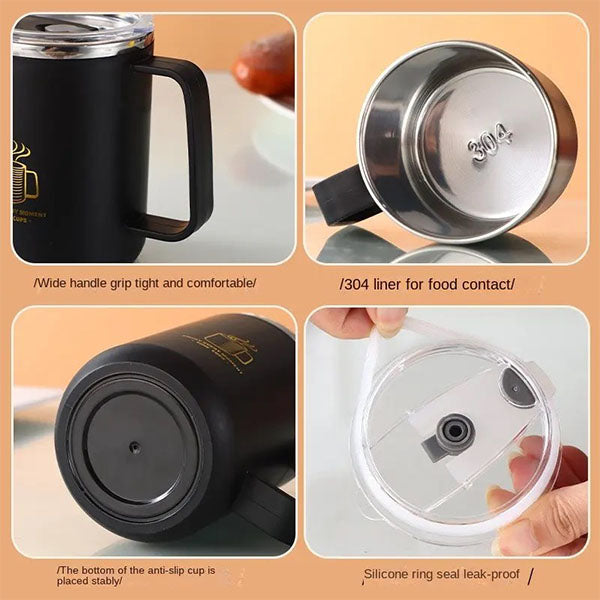 Double-Walled Stainless Steel Coffee Cup