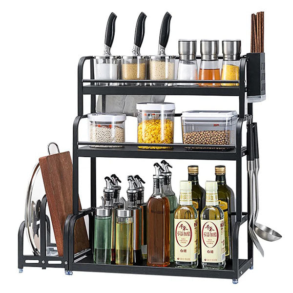 Kitchen Spice Rack Organizer with Utensil Holder