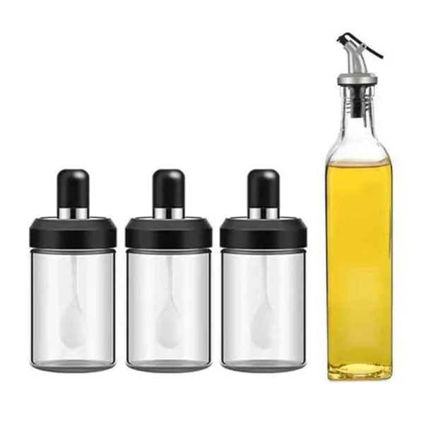 Oil and Seasoning Dispenser Set