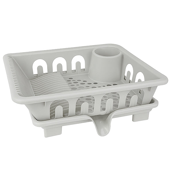 Plastic Dish Rack with Drainage Base