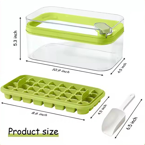 Stackable Ice Cube 2-Layer Tray