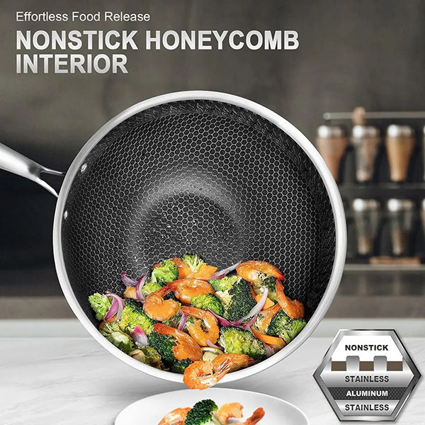 Stainless Steel Non-Stick Frying Pan