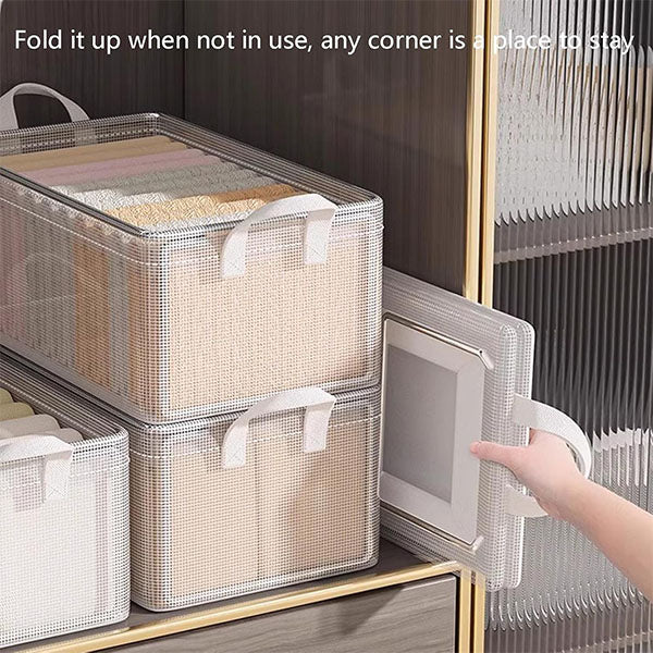 Transparent Foldable Storage Basket