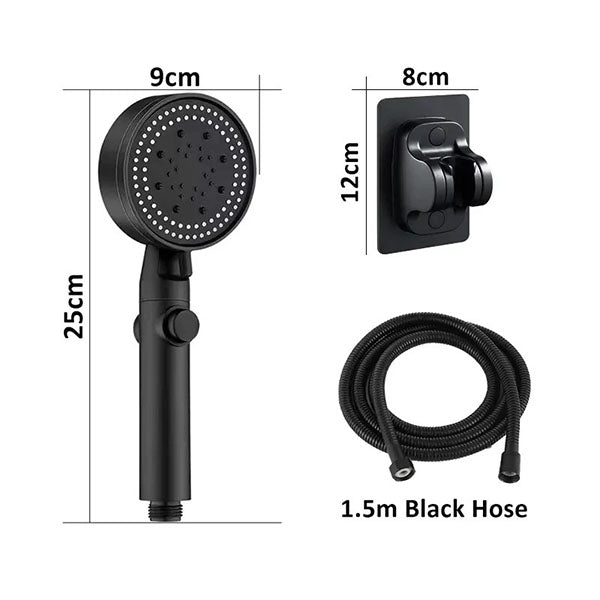 5-Mode High-Pressure Shower Head