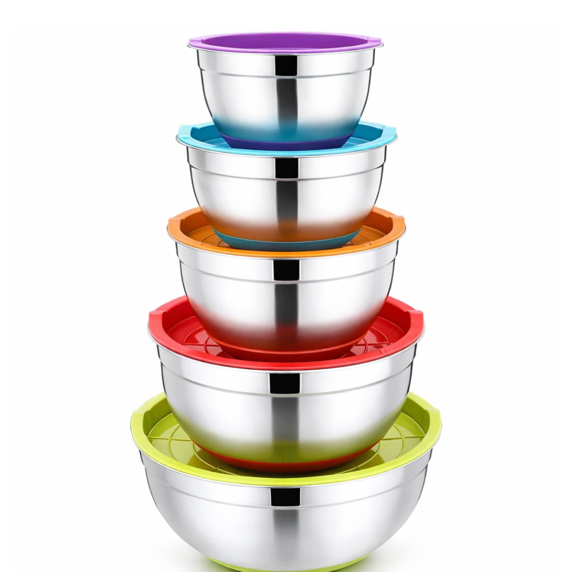 طقم بولات استيل بالغطاء – 5 قطع | Tawwy