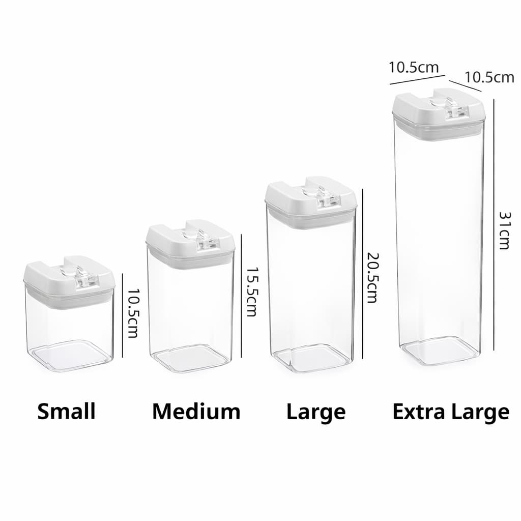 7-Piece Airtight Food Storage Container Set | Tawwy