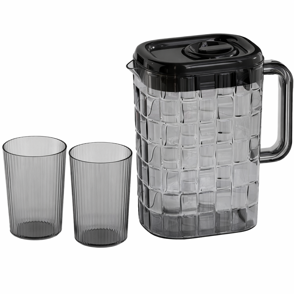 Shatterproof acrylic pitcher set for daily use