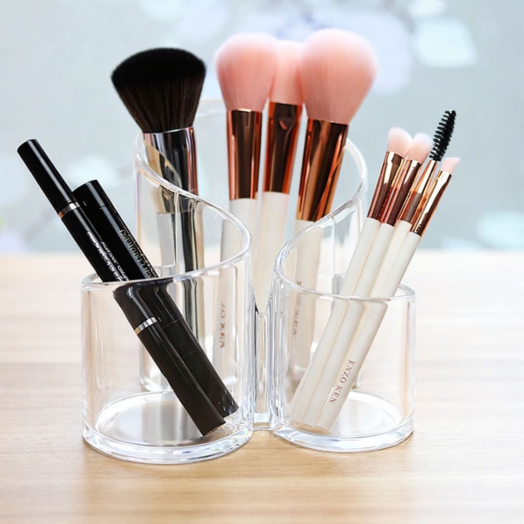 Clear Acrylic Makeup Brush Holder | Tawwy