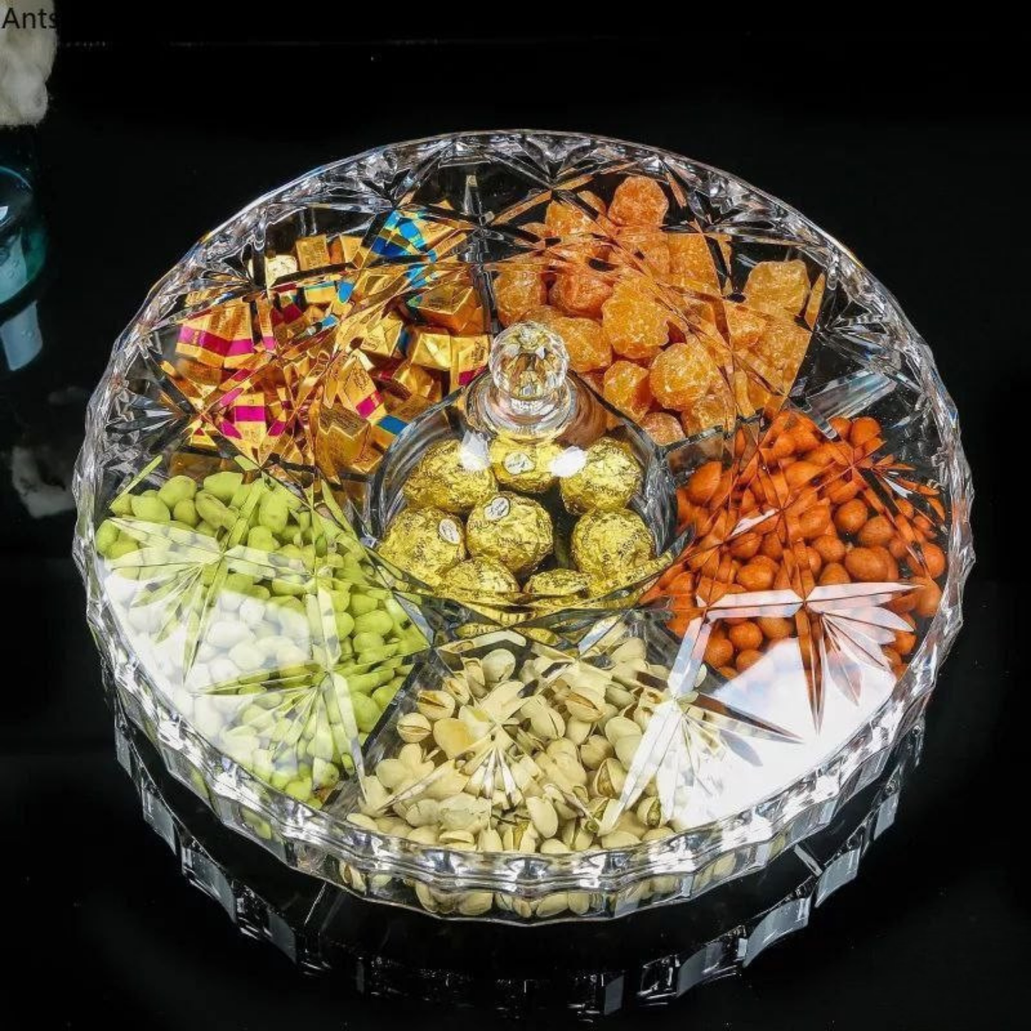 Acrylic Bonbonniere Snack Tray with Lid | Tawwy