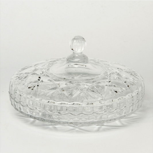 Acrylic Bonbonniere Snack Tray with Lid