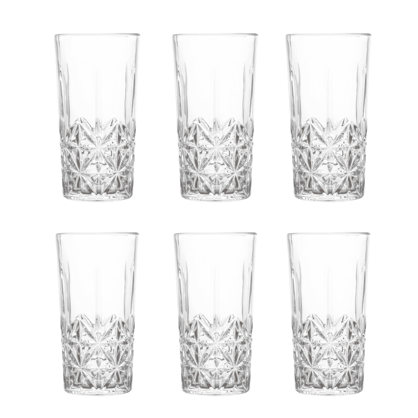 Crystal Glass Tumbler Set of 6 DSY2035