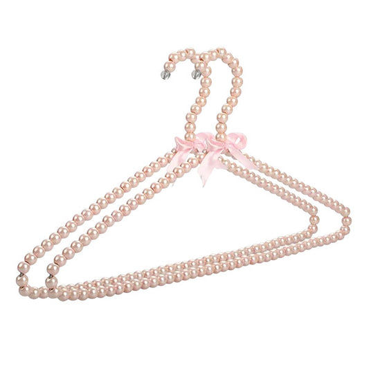 Elegant Pearl Beaded Hanger Set