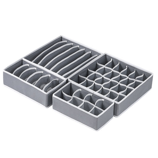 Foldable Drawer Organizer Set – 4-Pack