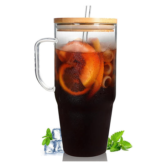 Glass Tumbler with Handle 680ml
