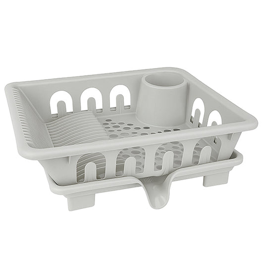 Plastic Dish Rack with Drainage Base