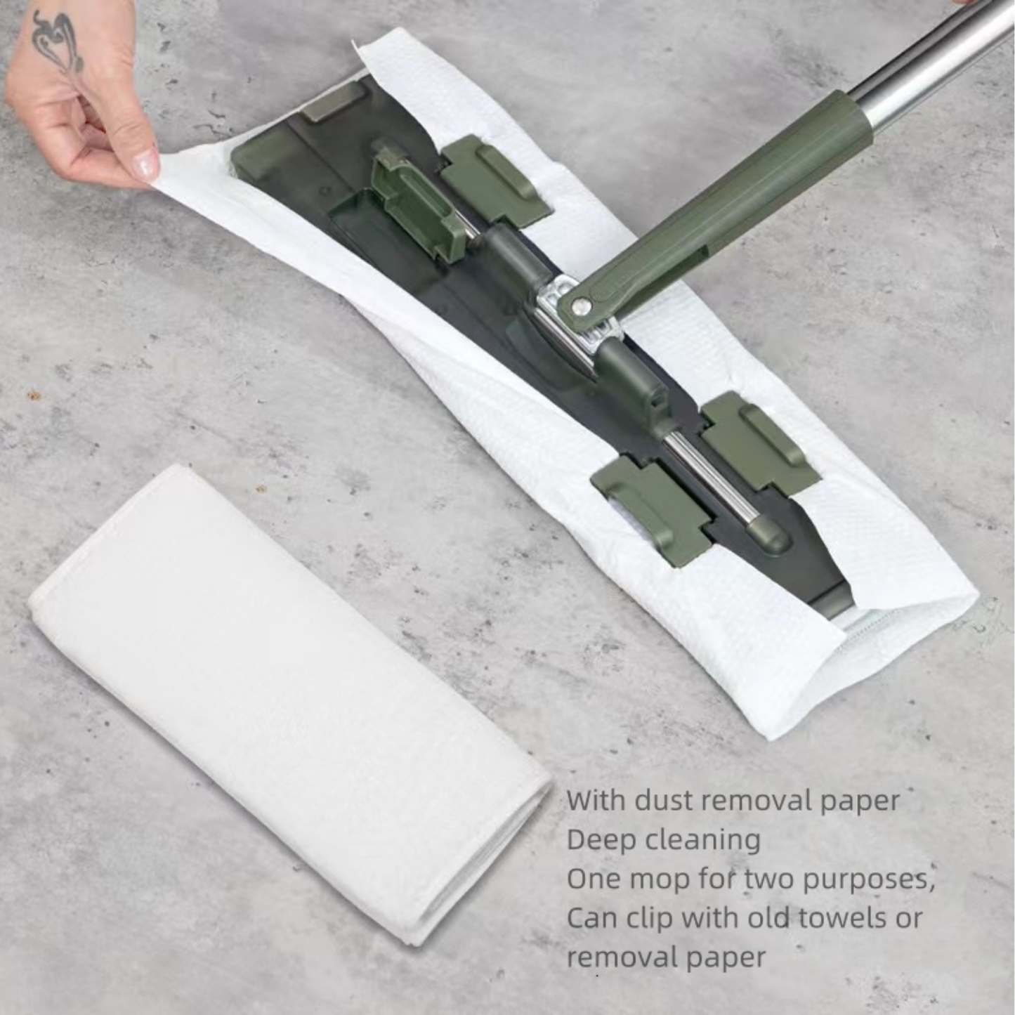 Self-Cleaning Flat Mop & Bucket Set