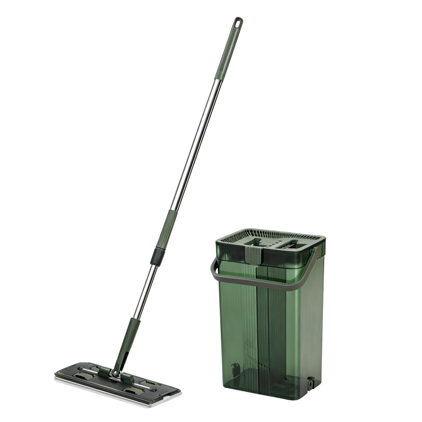 Self-Cleaning Flat Mop & Bucket Set