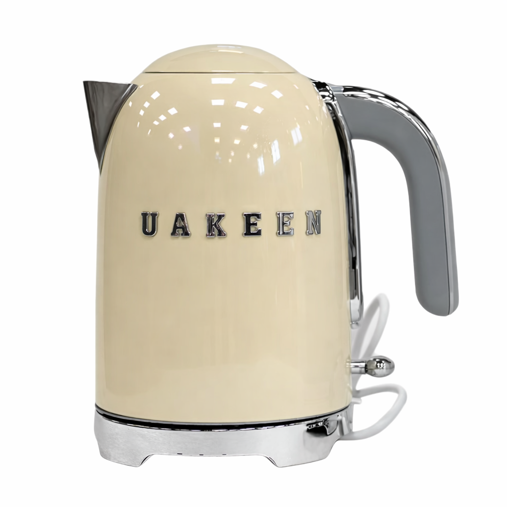 UAKEEN Electric Kettle 2L – 2200W - Beige | Tawwy